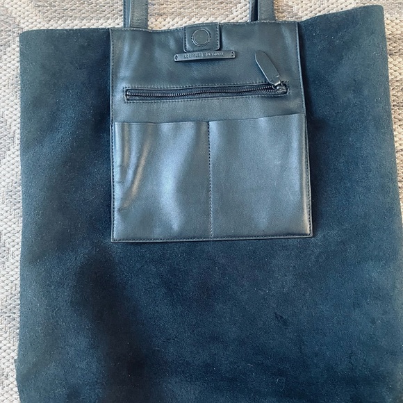 Loeffler Randall Leather Tote minimalist simple black leather - Picture 7 of 12